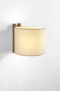 Sale TMM Corto væglampe, valnød/beige Lamper I Træ|Kontorlamper