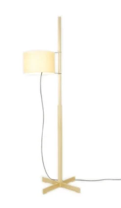 Sale TMM gulvlampe, bøg/beige Lamper I Træ|Standerlamper