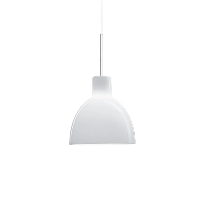 Online Toldbod Ø22 pendel, hvid opal Hvide Lamper|Glas Lamper