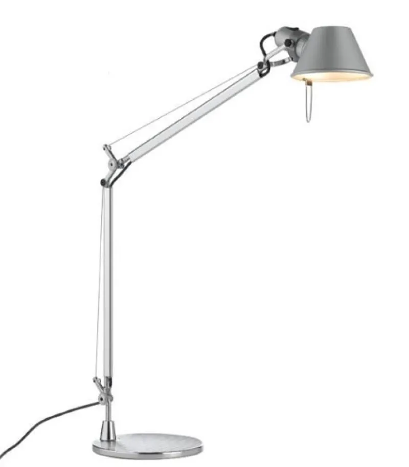Best Tolomeo bordlampe, aluminium m/bordfod Læselamper|Arkitektlamper