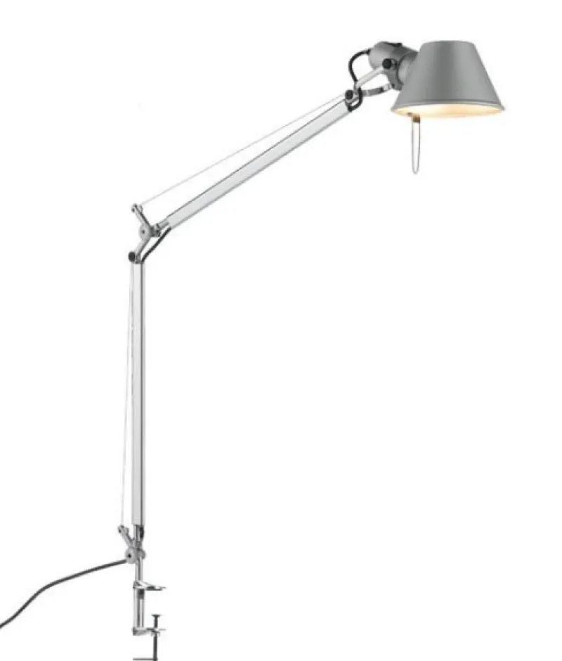 Best Tolomeo bordlampe, aluminium m/bordklemme Læselamper|Klemmelamper