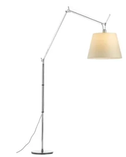 Clearance Tolomeo Mega Terra, Ø42 pergament Standerlamper|Lamper Til Sofabord