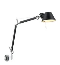 Sale Tolomeo Micro Parete / Væglampe, sort Sorte Væglamper|Læselamper