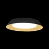 New TOWNA 2.0 loftlampe, mat sort/guld Vådrumslamper|Loftlamper