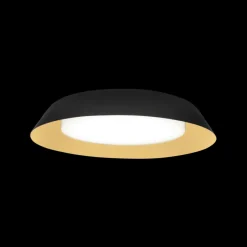 New TOWNA 2.0 loftlampe, mat sort/guld Vådrumslamper|Loftlamper