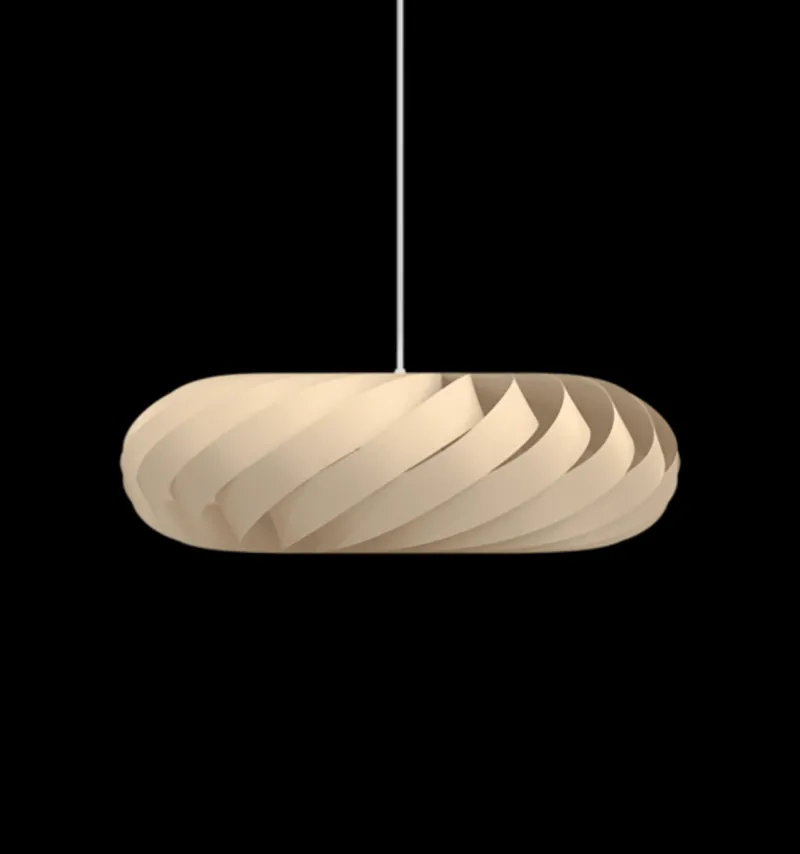 TR5 pendel, birk/natur, 60 x 20 cm Lamper I Træ|Spisebordslamper