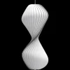 Clearance TR32 pendel, PC Nonwoven/hvid, 40 x 100 cm Hvide Lamper|Hængelamper