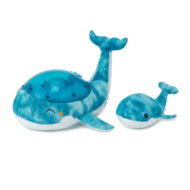 Hot Tranquil Whale, Blue Børn Transportable Lamper|Natlampe
