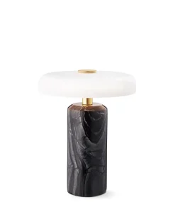 New TRIP portable batterilampe / bordlampe, charcoal/opal Messinglamper|Marmor Lamper
