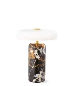 Hot TRIP portable batterilampe / bordlampe, dark clay/opal Messinglamper|Marmor Lamper
