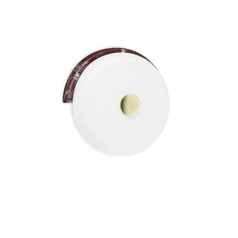 Outlet TRIP væglampe, burgundy/opal Messinglamper|Marmor Lamper