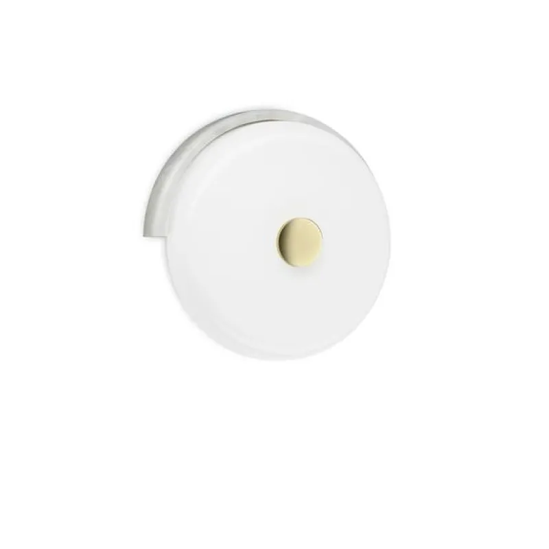 New TRIP væglampe, carrara/opal Messinglamper|Marmor Lamper