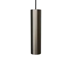 Discount TUBE FLEX pendel S25, titanium Spisebordslamper|Lamper Til Sofabord