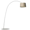 Discount Twiggy Elle Wood LED gulvlampe, grå Lamper I Træ|Standerlamper