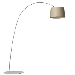 Discount Twiggy Elle Wood LED gulvlampe, grå Lamper I Træ|Standerlamper