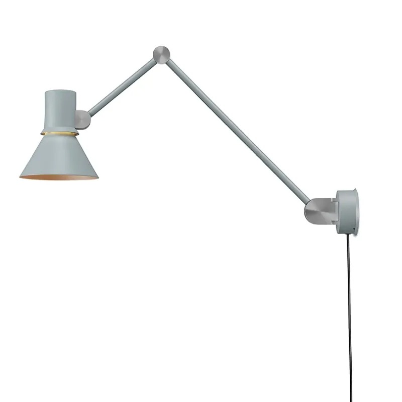 New Type 80 W3 væglampe m/ledning, grå Læselamper|Kontorlamper