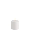 Online Udendørs LED bloklys, White, 7,8x7,8 cm Terrasselamper|Led Stearinlys