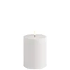 Clearance Udendørs LED bloklys, White, 10,1x12,8 cm Terrasselamper|Led Stearinlys