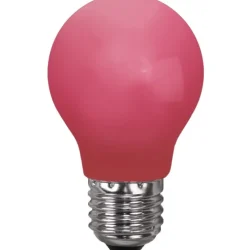 Outlet Udendørs LED OUT Ø55mm IP20 LED 1W E27, rød Pærer|Led Pærer