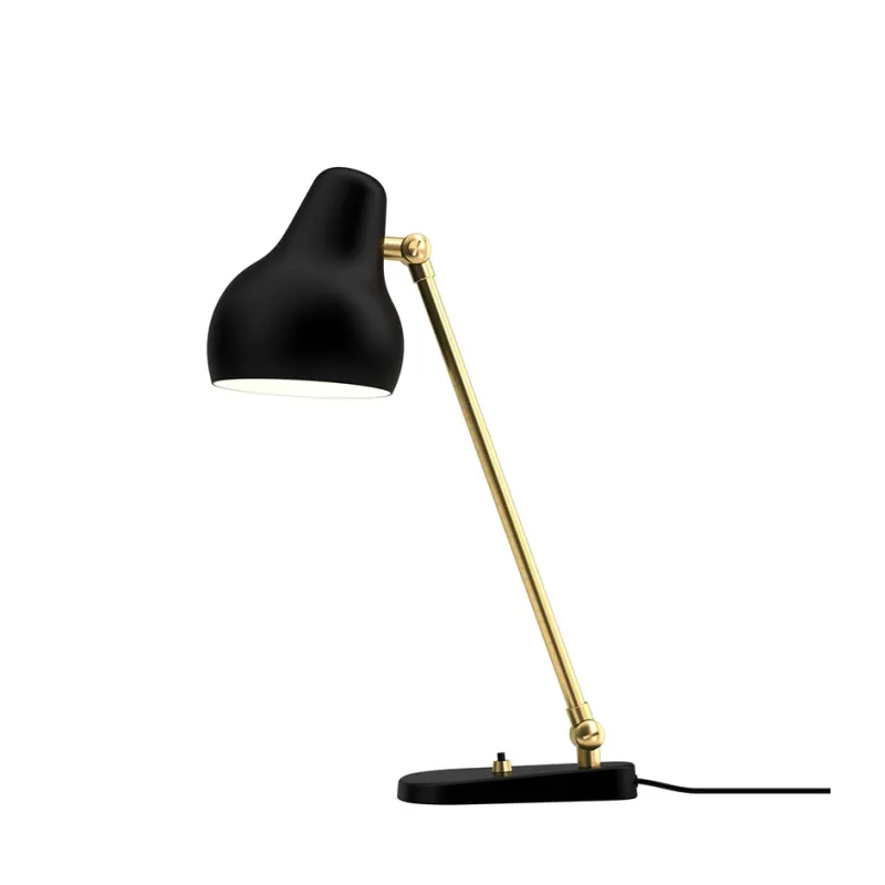 Outlet VL38 bordlampe, sort Messinglamper|Skrivebordslamper