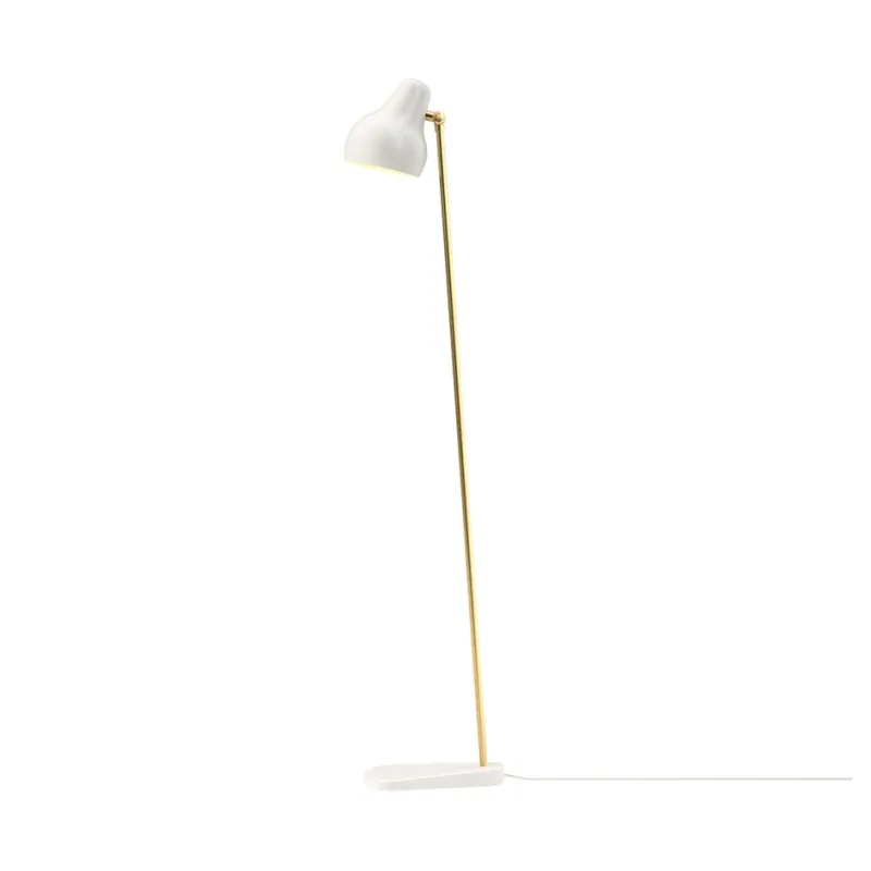 VL38 gulvlampe, hvid Messinglamper|Hvide Lamper
