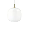 Best VL45 Radiohus Ø25 pendel, messing/opal Messinglamper|Glas Lamper