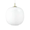 VL45 Radiohus Ø37 pendel, messing/opal Messinglamper|Glas Lamper