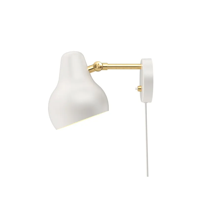 New VL38 væglampe, hvid Messinglamper|Hvide Lamper