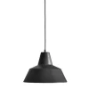 Hot Workshop pendel W3, mat sort Spisebordslamper|Industrielle Lamper