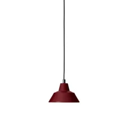Online Workshop pendel W1, vinrød Industrielle Lamper|Hængelamper