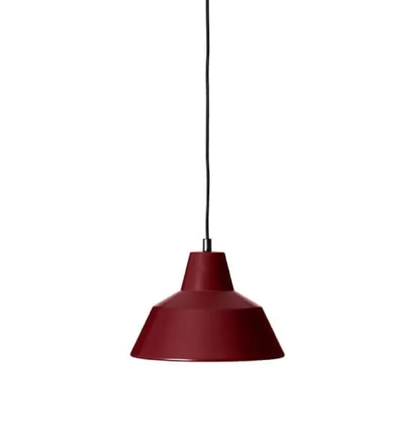 Hot Workshop pendel W2, vinrød Industrielle Lamper|Hængelamper