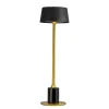 Sale Yoyo batterilampe / bordlampe, sort/messing Messinglamper|Transportable Lamper